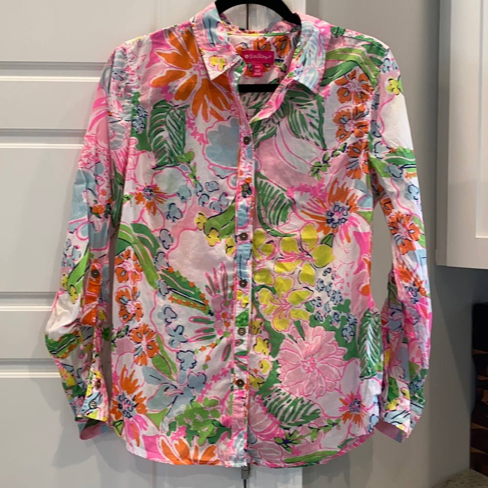 Lilly for Target button down blouse